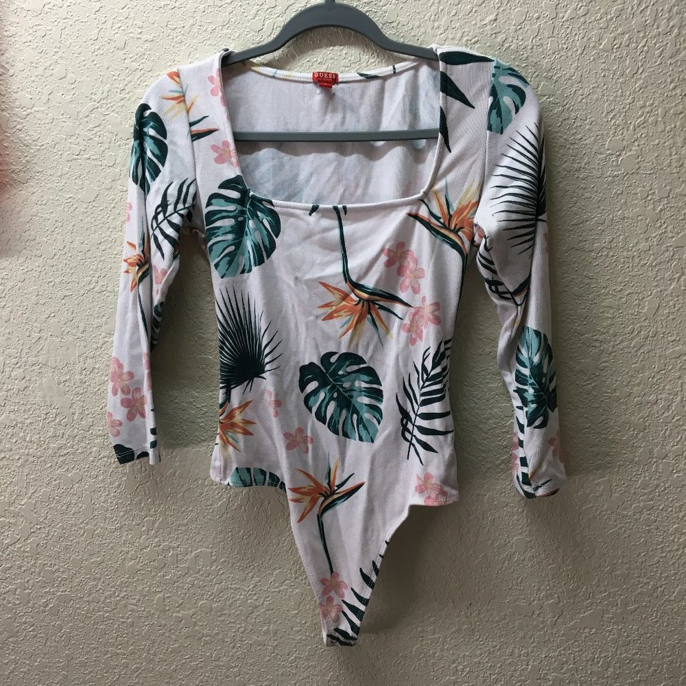 Donated. Tropical onesie top, Guess